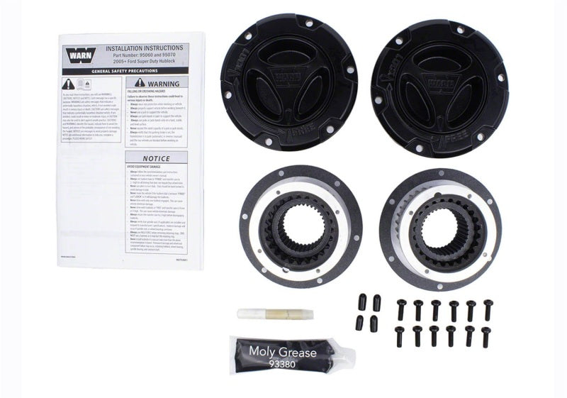 Universal Superduty Warn Locking Hubs - View 12 | Dirty Garage