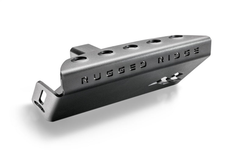Rugged Ridge 07-23 Jeep Wrangler JK/JKU/JL/JLU & 20-23 Gladiator Hitch Skid Plate 2in. Rec - Tex Blk | Dirty Garage