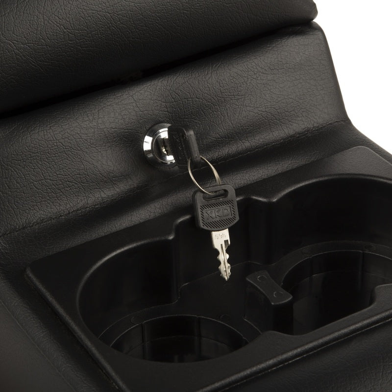 Rugged Ridge Ultimate Locking Console Black 76-95 Jeep CJ / Jeep Wrangler - View 7 | Dirty Garage
