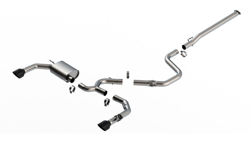 Borla 22-23 Hyundai Elantra N 2.0L 4 CYL. Turbo AT/MT ATAK Catback Exhaust Black Chrome | Dirty Garage