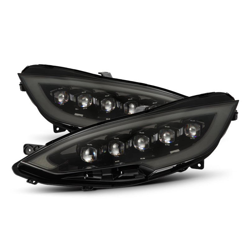 2012-2021 Model S Nova-Series LED Projector Alpha-Black Headlights Active Light Sequential Signal Switchback DRL | Dirty Garage