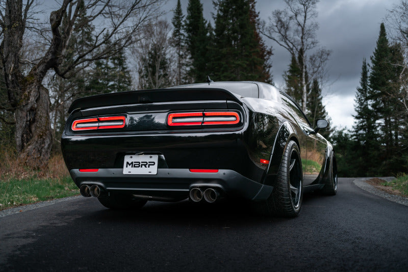2015-2023 Challenger 5.7-6.4L Race Series Cat-Back Quad Tip T304 Exhaust - View 4 | Dirty Garage