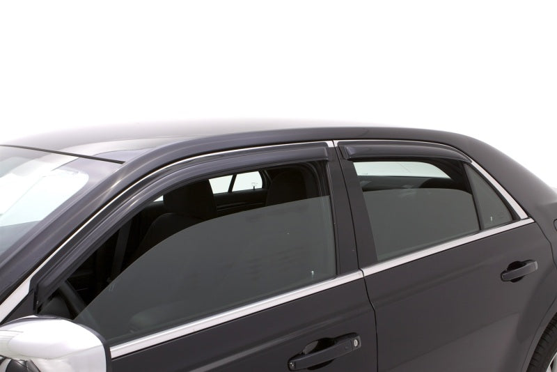 2011-2018 Chrysler 300 Ventvisor Outside Mount Window Deflectors Smoke 4-Piece | Dirty Garage
