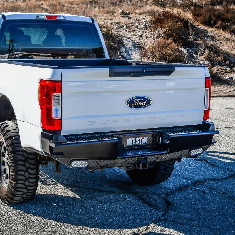 2017-2022 Super Duty HDX Bandit Black Rear Bumper - View 4 | Dirty Garage