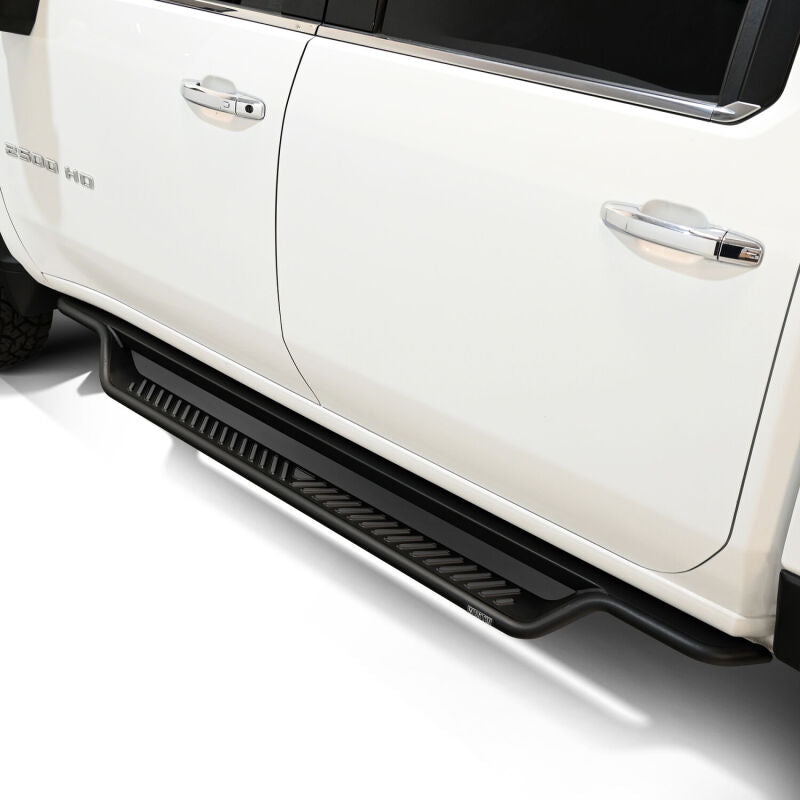 Westin 19-25 Chevrolet/GMC Silverado/Sierra 1500 CC Outlaw Drop Running Boards - Tex. Blk - View 12 | Dirty Garage