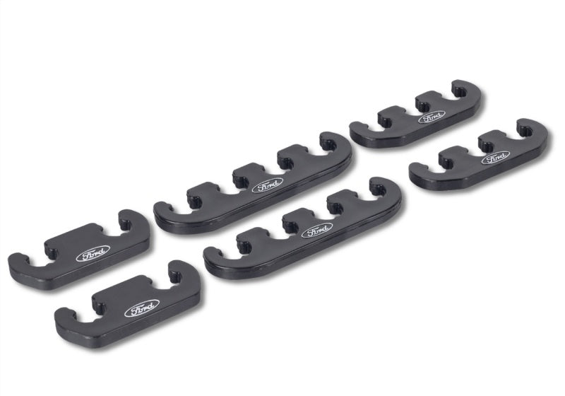 Universal Wire Dividers 4 to 3 to 2 - Black w/White Ford Logo - View 8 | Dirty Garage