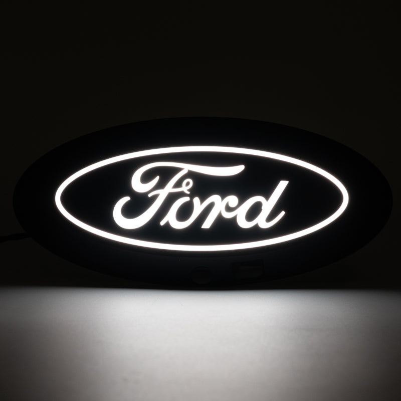 2021-2022 F-150 Front Luminix LED Emblem - w/ Camera CutOut - View 4 | Dirty Garage