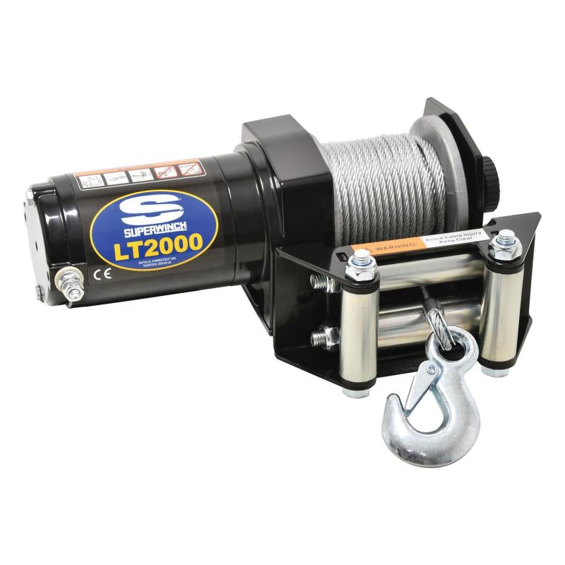 Universal 2000-lb Steel Rope LT2000 Winch - View 3 | Dirty Garage