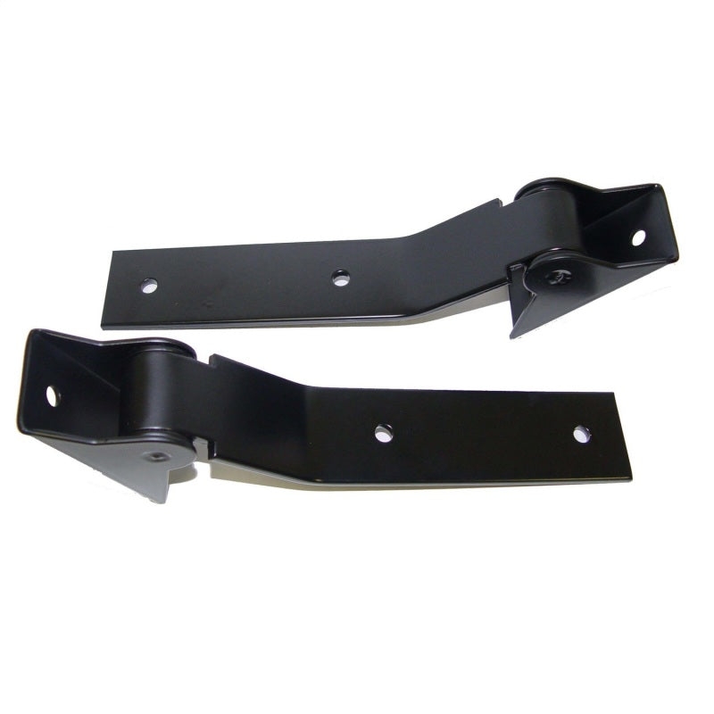 Rugged Ridge 87-95 Jeep Wrangler YJ Black Tailgate Hinge Set - View 2 | Dirty Garage