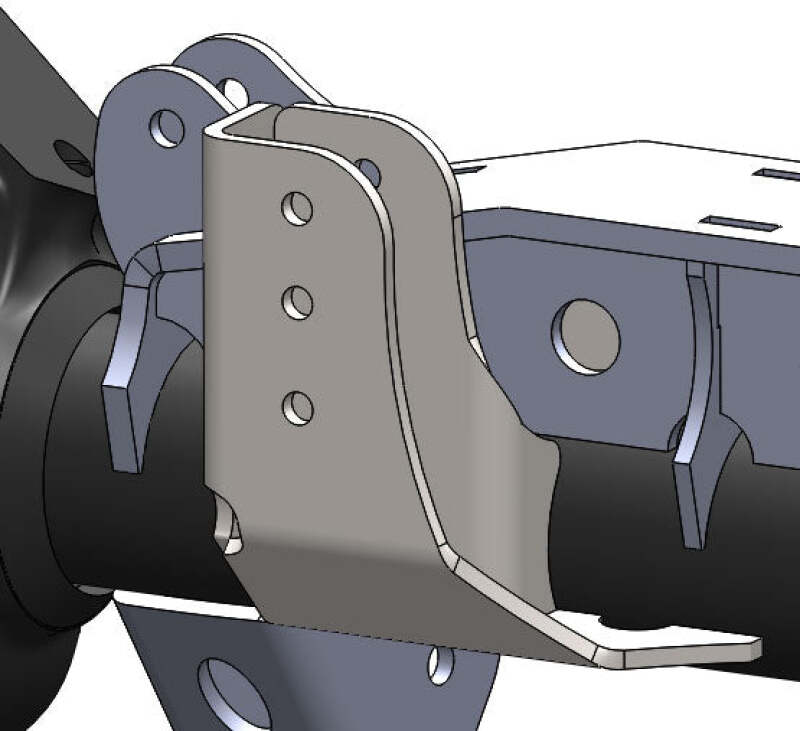 Artec Industries Raised Tracbar Bracket For 3 1/2 In Diameter Front Axle | Dirty Garage