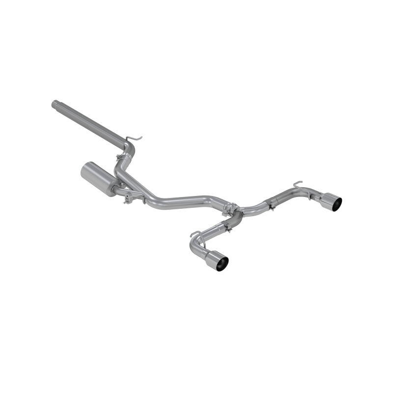 2015-2020 VW Golf GTI 2.0L Turbo 3" T304 Cat Back Exhaust Dual Split Rear Exit | Dirty Garage