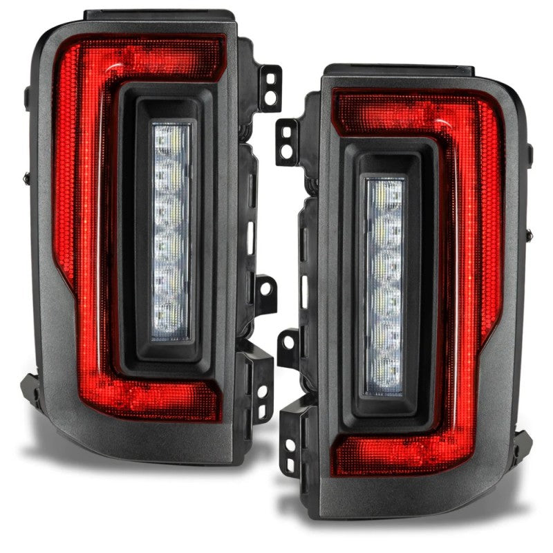 2021-2023 Bronco Flush Style LED Taillights Tinted - View 3 | Dirty Garage