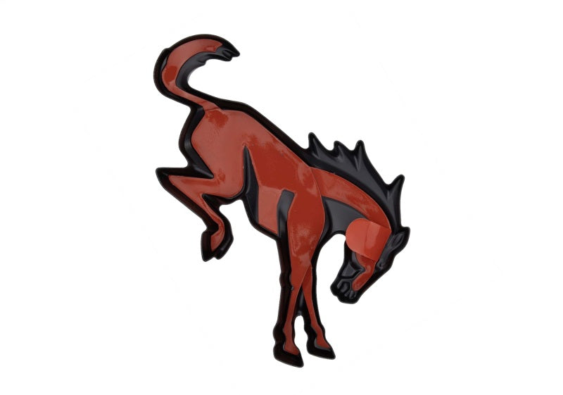 2021+ Bronco Rear Emblem Overlay - Bronze - View 8 | Dirty Garage