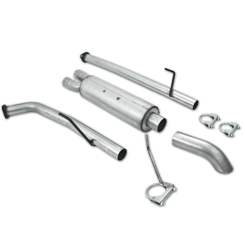 2007-2008 Tundra Cat Back Turn Down Single Side Aluminized Exhaust - View 5 | Dirty Garage