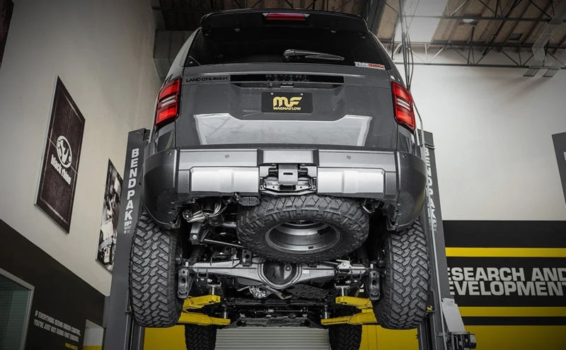 2024-2025 Land Cruiser Overland Cat Back Exhaust System - View 3 | Dirty Garage