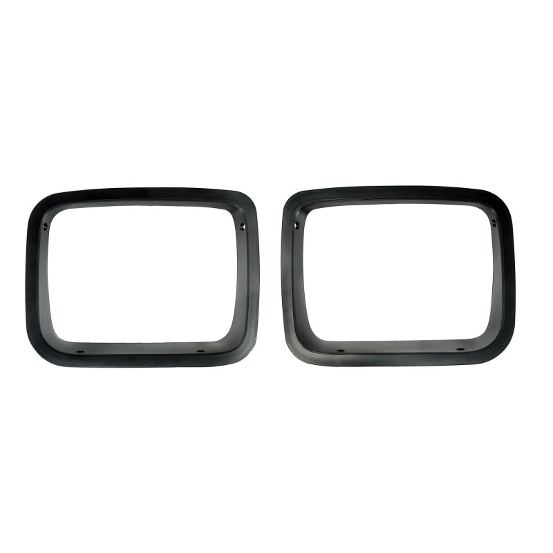 Rugged Ridge Headlight Bezels Black 87-95 Jeep Wrangler YJ | Dirty Garage