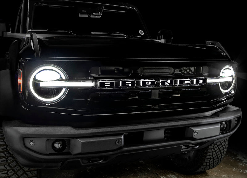 Universal Illuminated LED Letter Badge Matte Black B - View 4 | Dirty Garage