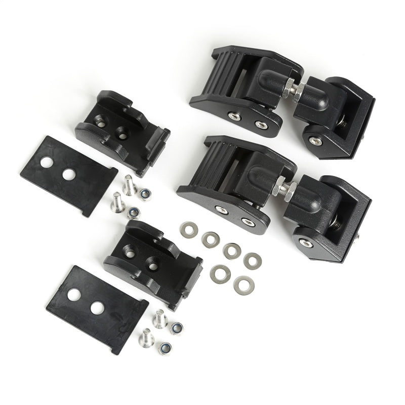 Rugged Ridge 97-06 Jeep Wrangler TJ Textured Black Hood Catches | Dirty Garage