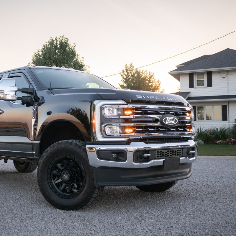 2023-2026 Super Duty Front Luminix Ford Led Grille Emblems - View 9 | Dirty Garage