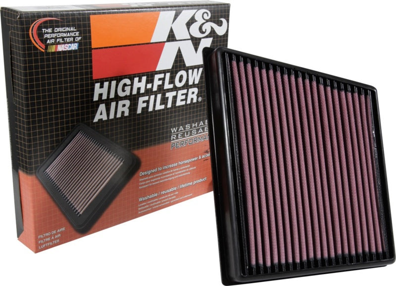 2015 F-Pace V6-3.0L F/I Right Side Replacement Drop In Air Filter - View 12 | Dirty Garage