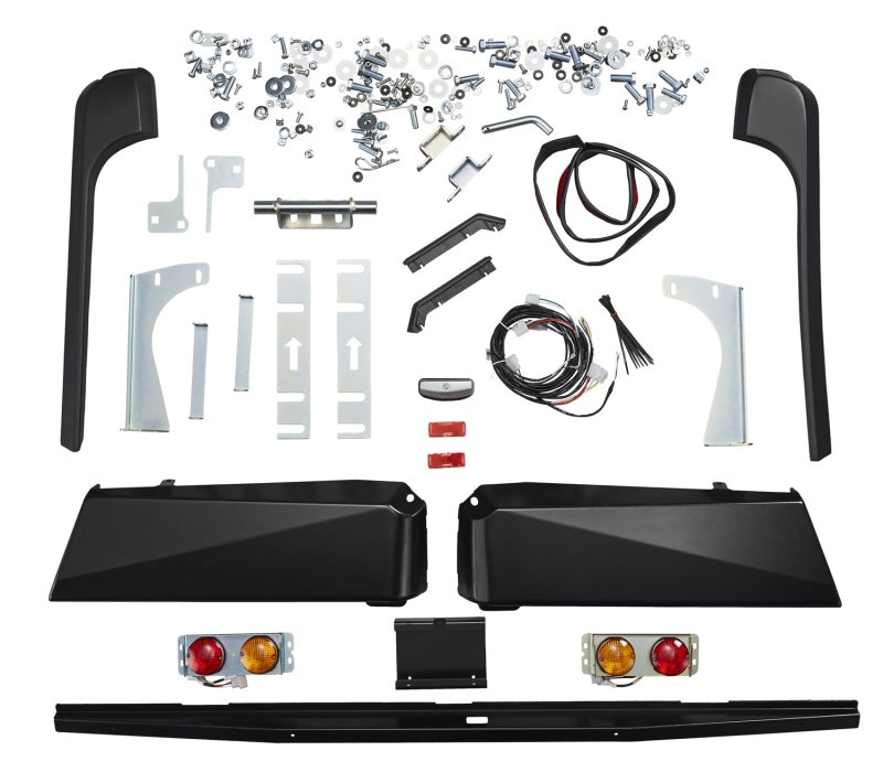 1998-2007 Land Cruiser Rear Bar 3500Kg 100 Series IFS Black - View 6 | Dirty Garage