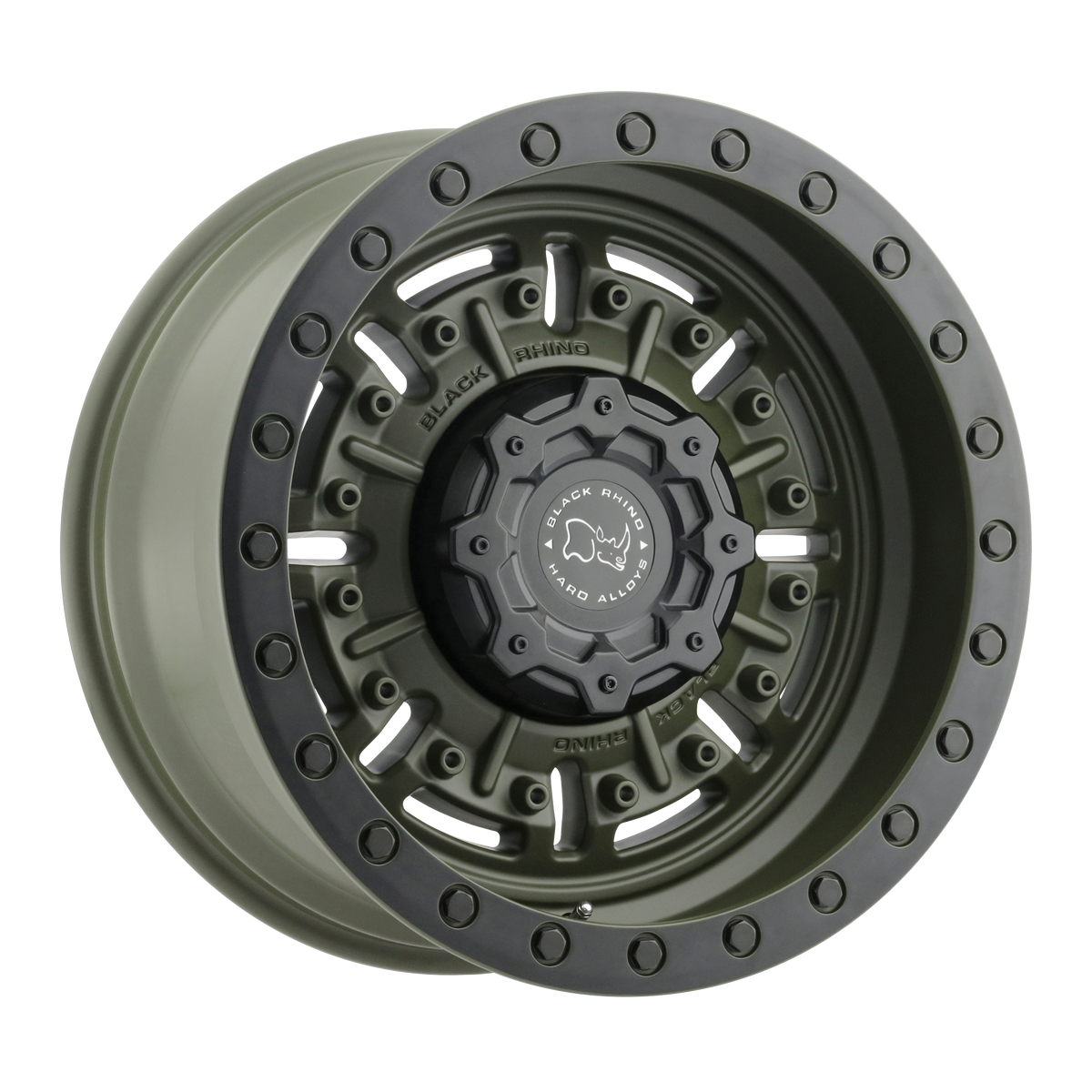 Black Rhino Abrams Olive Drab Green Wheel | Dirty Garage
