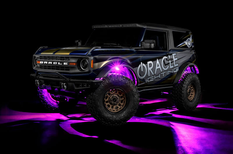 Universal Underbody RGBW Wheel Well Rock Light Kit 8 PCS ColorSHIFT - View 19 | Dirty Garage