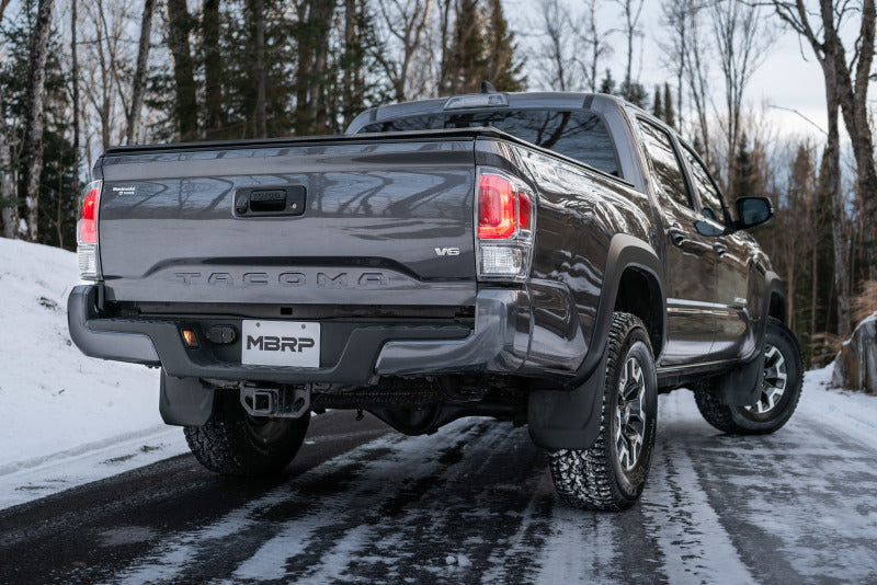 2016 Toyota Tacoma 3.5"L Cat Back Turn Down T409 Exhaust System - View 7 | Dirty Garage