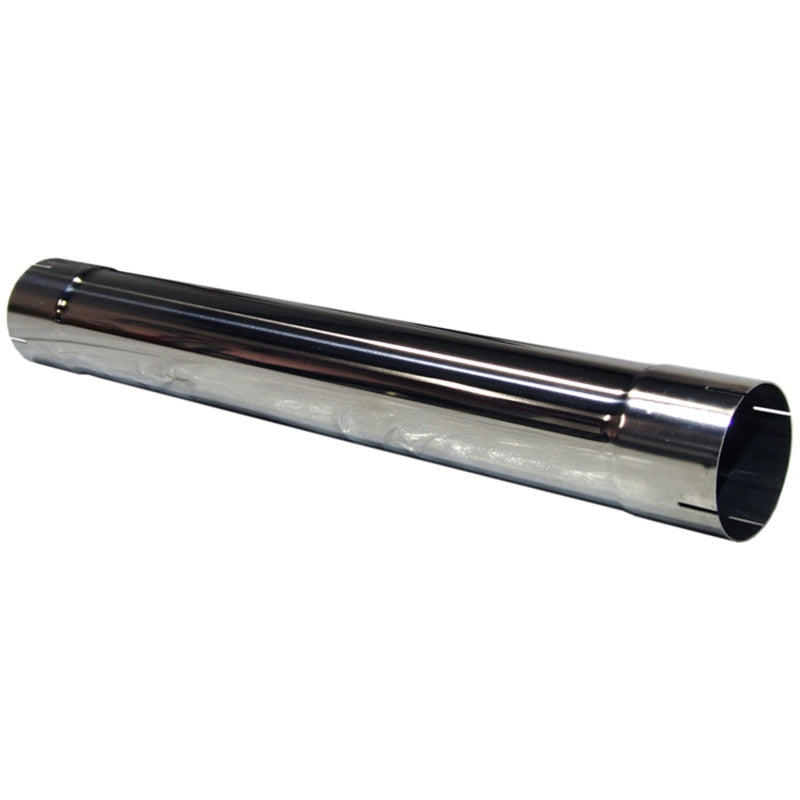 Universal 30 Overall Length Muffler Delete Pipe 4" Inlet Outlet T304 - View 3 | Dirty Garage