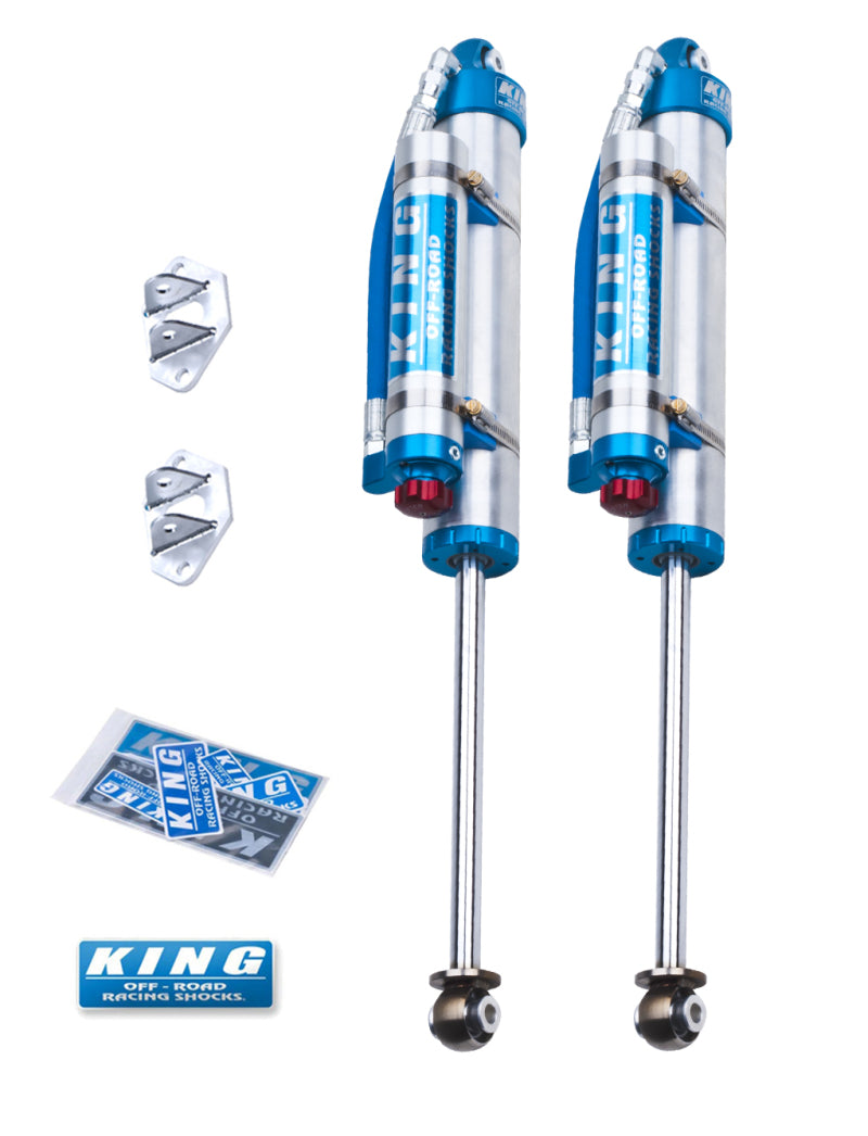 2007-2018 Wrangler JK Rear 2.5" Piggyback Reservoir Shocks 3-5in Lift Adjustable Pair - View 2 | Dirty Garage