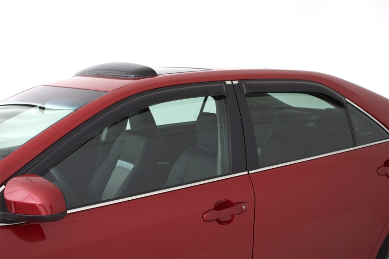 2000-2004 Xterra Ventvisor Outside Mount Window Deflectors Smoke 4-Piece - View 3 | Dirty Garage