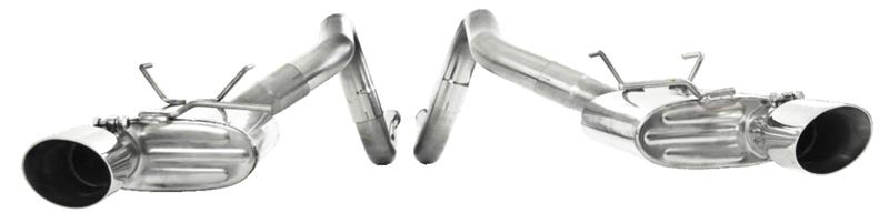 2005-2009 Superduty Shelby GT500 GT Dual Split Rear Street Version 4" Tips T409 Exhaust System - View 4 | Dirty Garage
