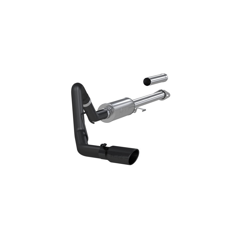 2015 F-150 2.7L 3.5"L EcoBoost 3" Cat Back Single Side Black Exhaust System - View 4 | Dirty Garage