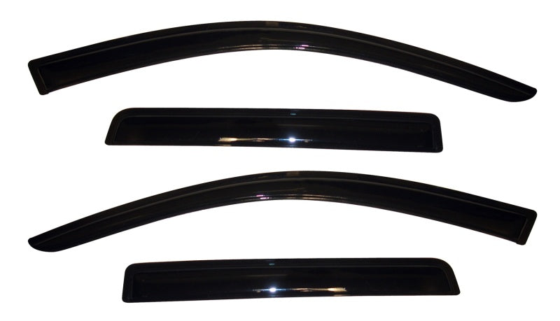 2011-2018 Outlander Ventvisor Outside Mount Window Deflectors 4-Piece Smoke - View 5 | Dirty Garage