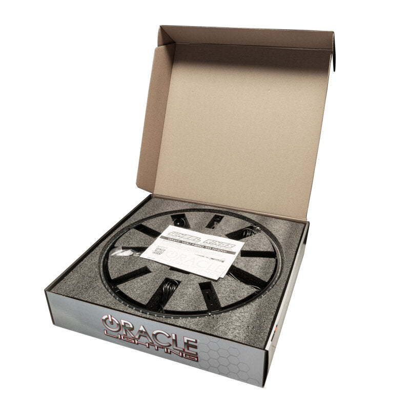 Universal LED Illuminated Wheel Rings 16.5" PLASMA ColorSHIFT w/ BC2 Bluetooth Controller - View 9 | Dirty Garage