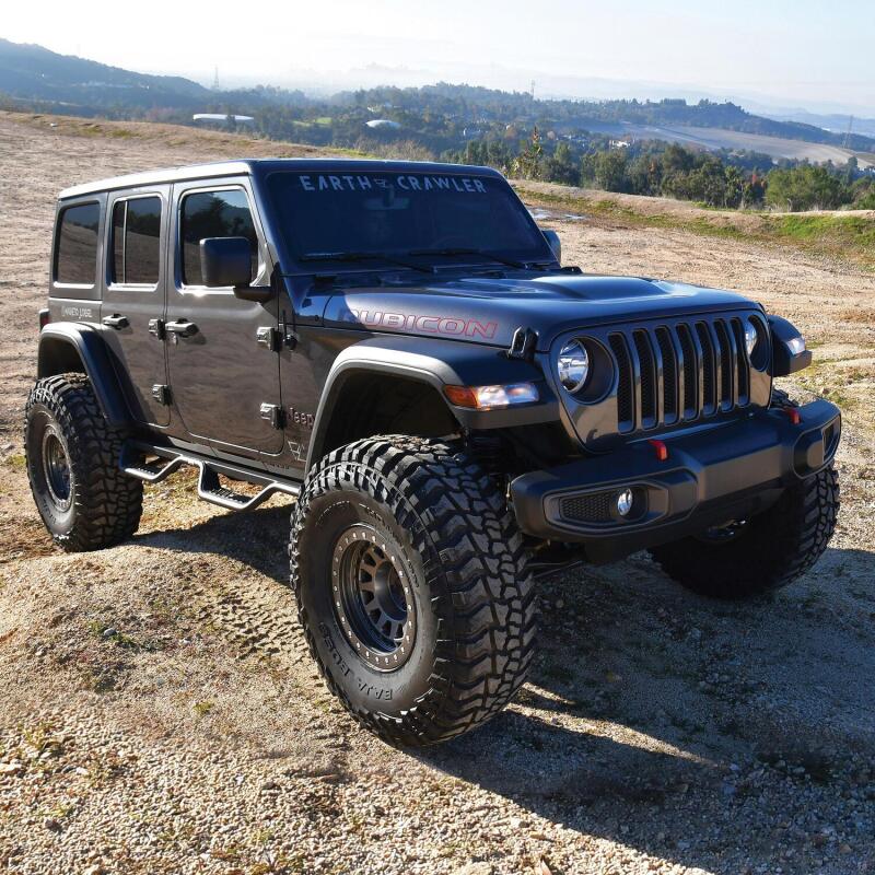 Westin 18-22 Jeep Wrangler JL Unlimited Outlaw Nerf Step Bars - Textured Black - View 6 | Dirty Garage