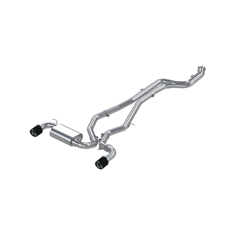 2020- Supra 3.0L 3" Catback Dual Rear Carbon Fiber Tips | Dirty Garage