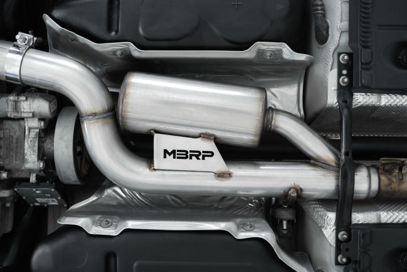 2015-2019 VW Golf R 3" T304 Cat Back Exhaust Carbon Fiber Tips - View 13 | Dirty Garage