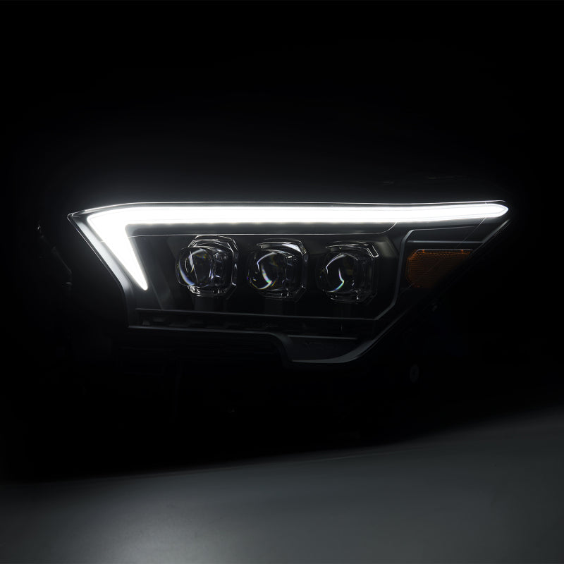 2024-2025 Tacoma Nova-Series LED Projector Black Headlights Active Light Sequential Signal DRL - View 3 | Dirty Garage