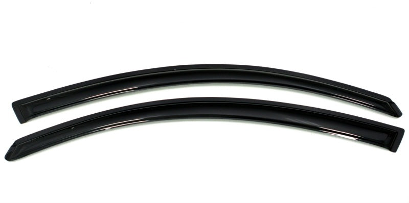 2008-2012 Altima Coupe Smoke Ventvisor Outside Mount Window Deflectors 2-Piece - View 4 | Dirty Garage