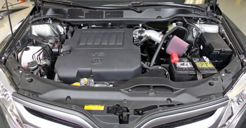 2007-2010 Camry V6-3.5L Silver Typhoon Short Ram Intake - View 4 | Dirty Garage