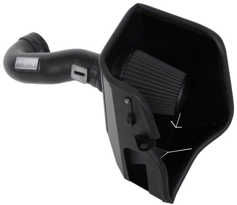 2019 Silverado 1500 5.3L V8 Black Performance Intake Kit | Dirty Garage