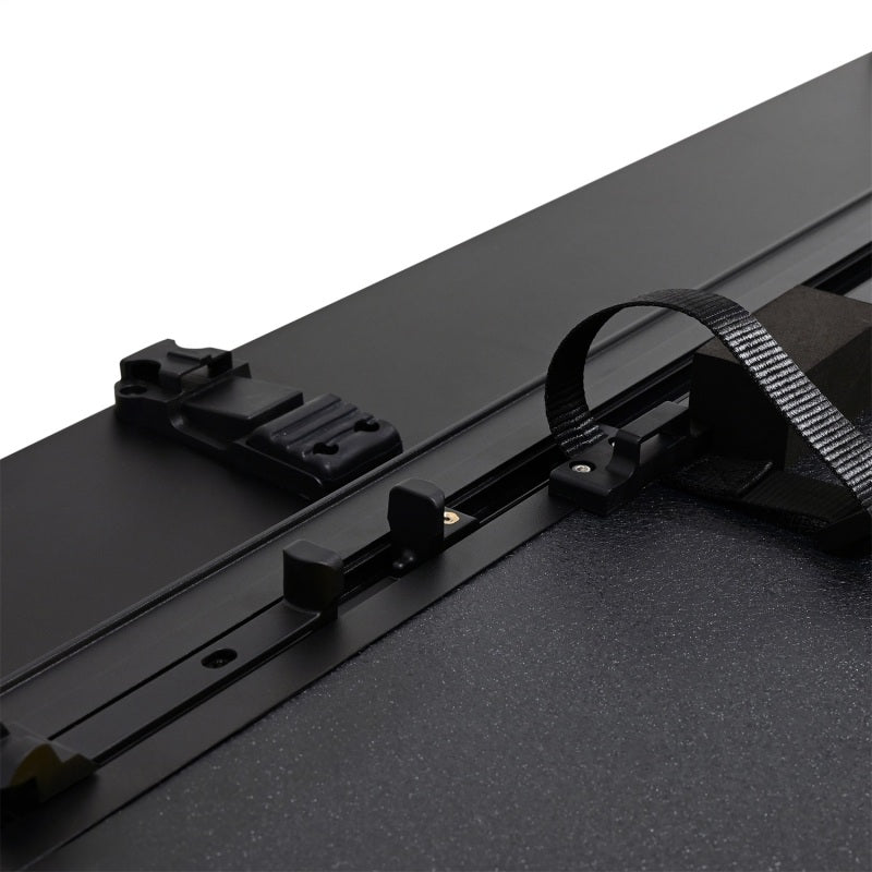 Westin 22-25 Toyota Tundra w/Cargo Mgmt 5ft. 7in. Bed Hard Tri-Fold Tonneau Cover - Black - View 17 | Dirty Garage
