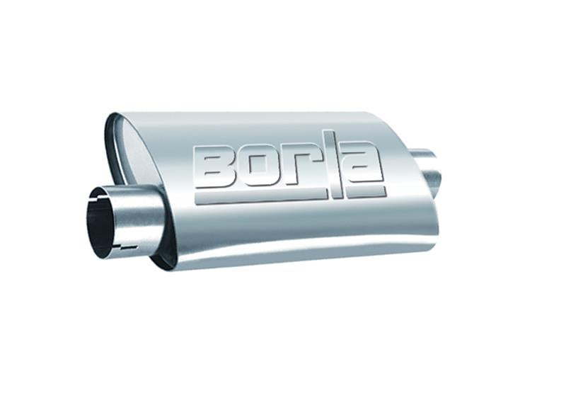 Borla Universal Performance 2.5in Inlet/Outlet Turbo XL Muffler - View 2 | Dirty Garage