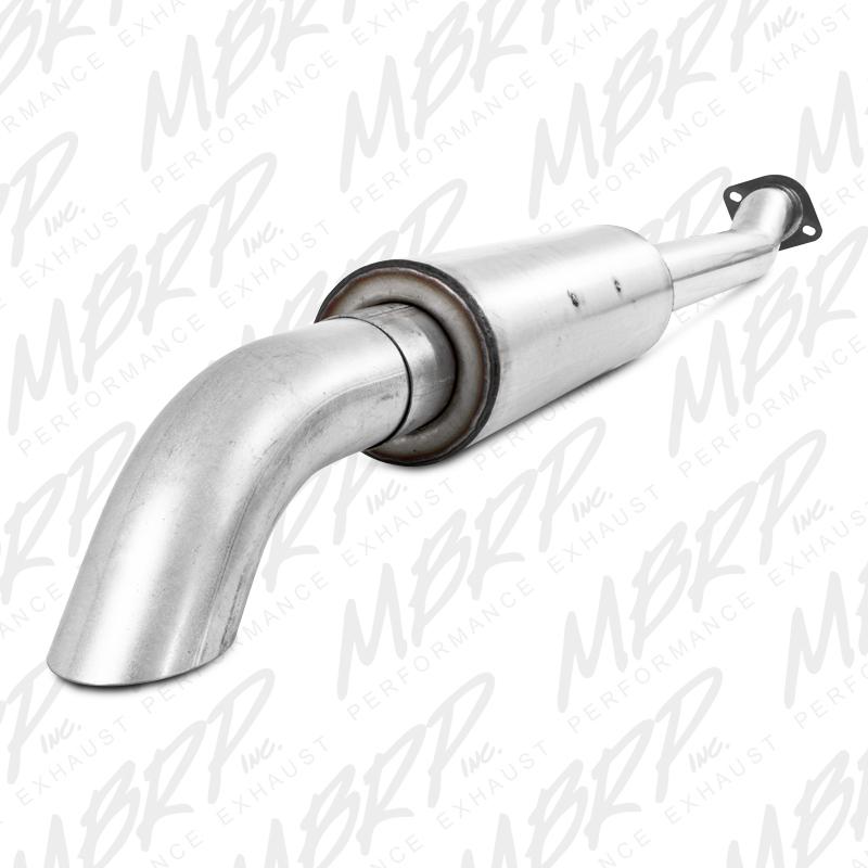 2011-2012 F-150 SVT Raptor 6.2L 3.5" Cat Back Single Turn Down Aluminum Exhaust - View 5 | Dirty Garage
