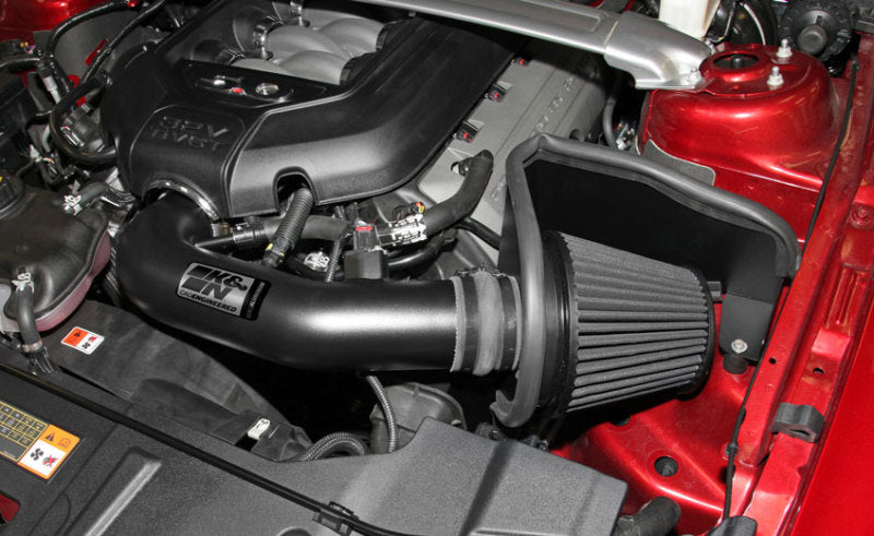 2011-2014 Mustang GT 5.0L V8 Black Performance Intake Kit - View 8 | Dirty Garage