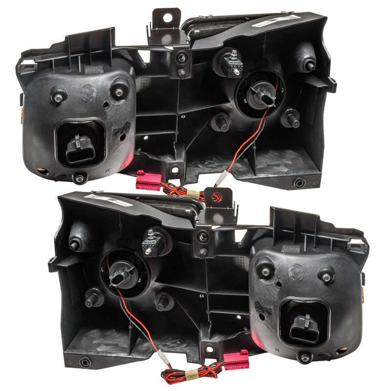 2006-2010 H3 Pre-Assembled Headlights Combo White - View 4 | Dirty Garage