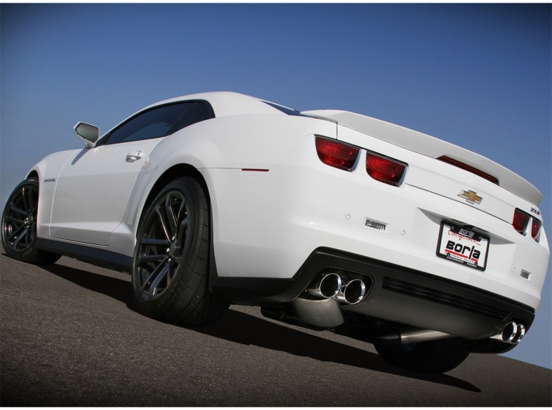 Borla 12-14 Chevrolet Camaro ZL1 Coupe 6.2L 8cyl AT/MT 6spd RWD Aggressive ATAK Catback Exhaust - View 4 | Dirty Garage