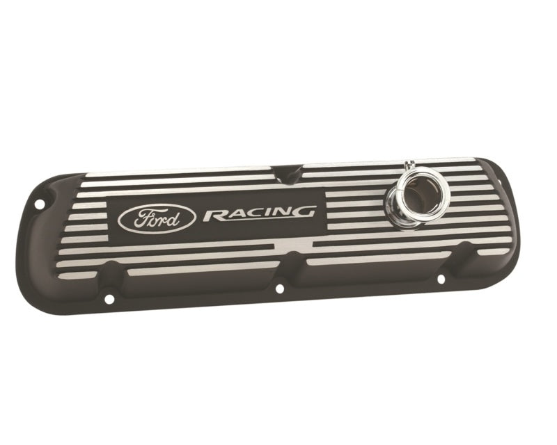 Universal Black Satin Valve Covers Racing EFI - View 8 | Dirty Garage