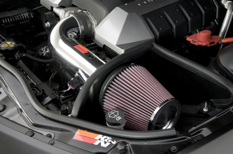 Universal 10 Camaro 6.2L V8 Polished Typhoon Short Ram Intake - View 9 | Dirty Garage